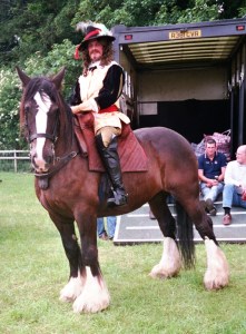 Charles I and Caradog; click to view full size image